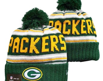 packers beanie black