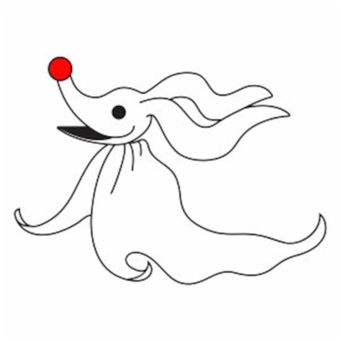 Nightmare-before-christmas zero dog svg | Etsy