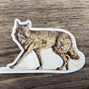 STICKER - Wolf Leaves