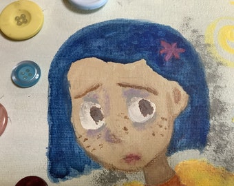 Art Piece Coraline Mixed Media