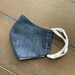 Lidia reviewed 100% High Quality Denim/Cotton Cloth Washable Face Mask, Reusable Face Mask, with a Pocket, Two Layer Mask, Unisex, Made in USA