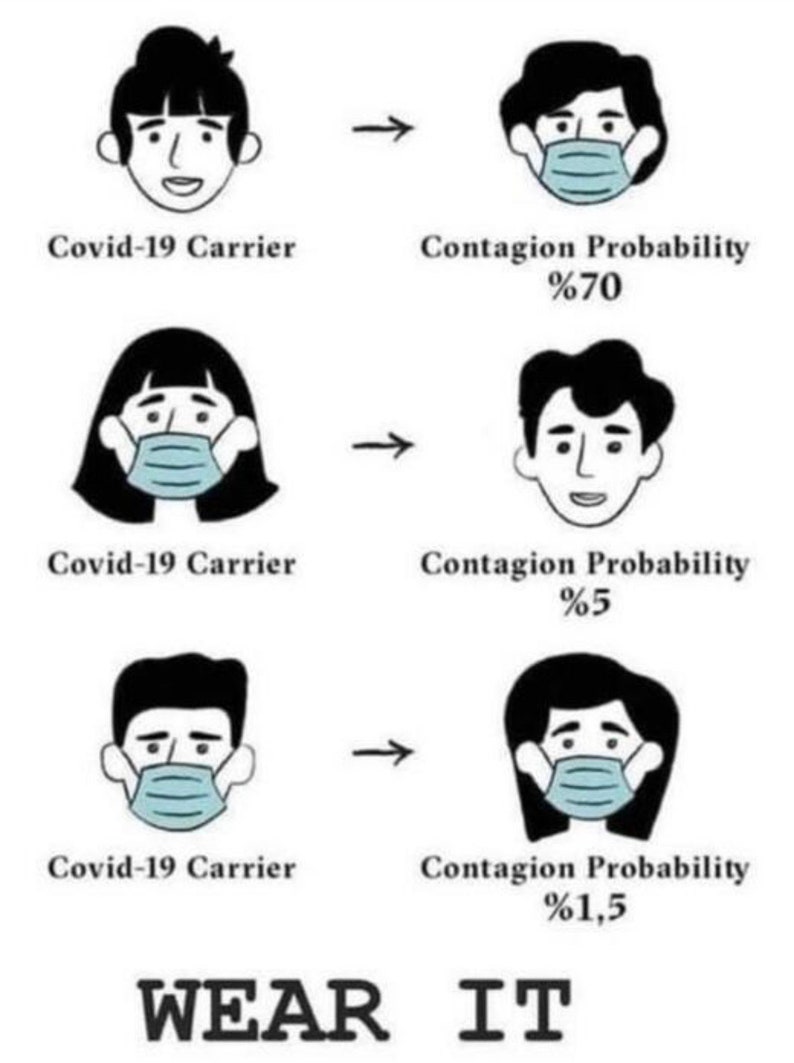 Denim Cotton Washable Face Mask Reusable Face Mask with a image 4