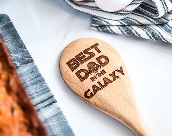 Star Wars Dad Inspired Wooden Mixing Spoon Laser Engraved
