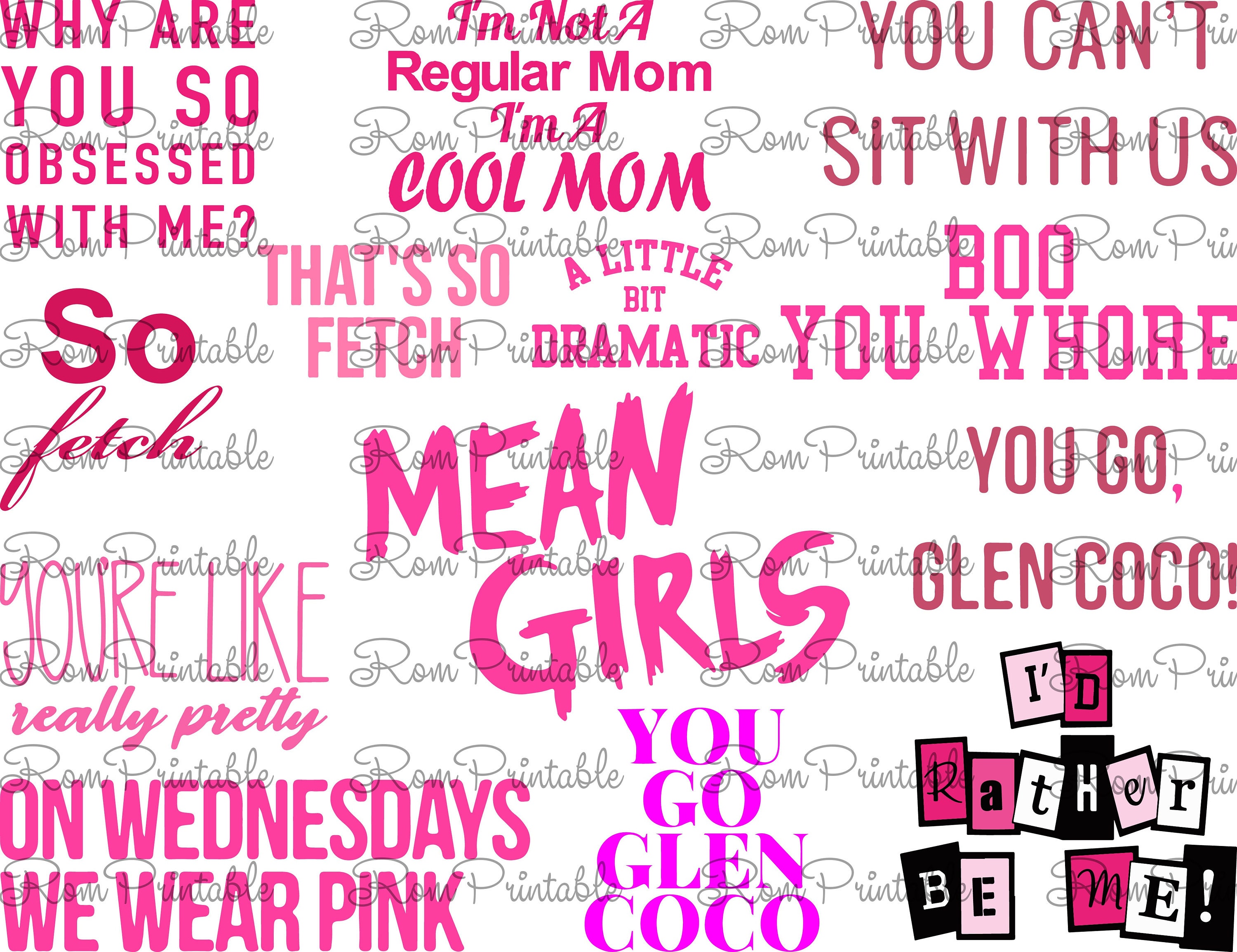 Mean Girls Quotes Png