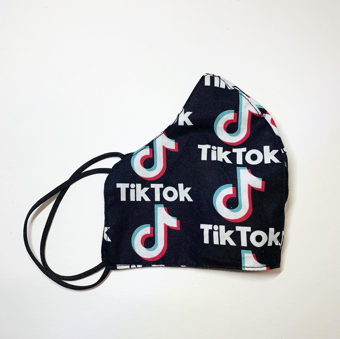 Tik tok ajustado máscara facial / máscara facial lavable Etsy