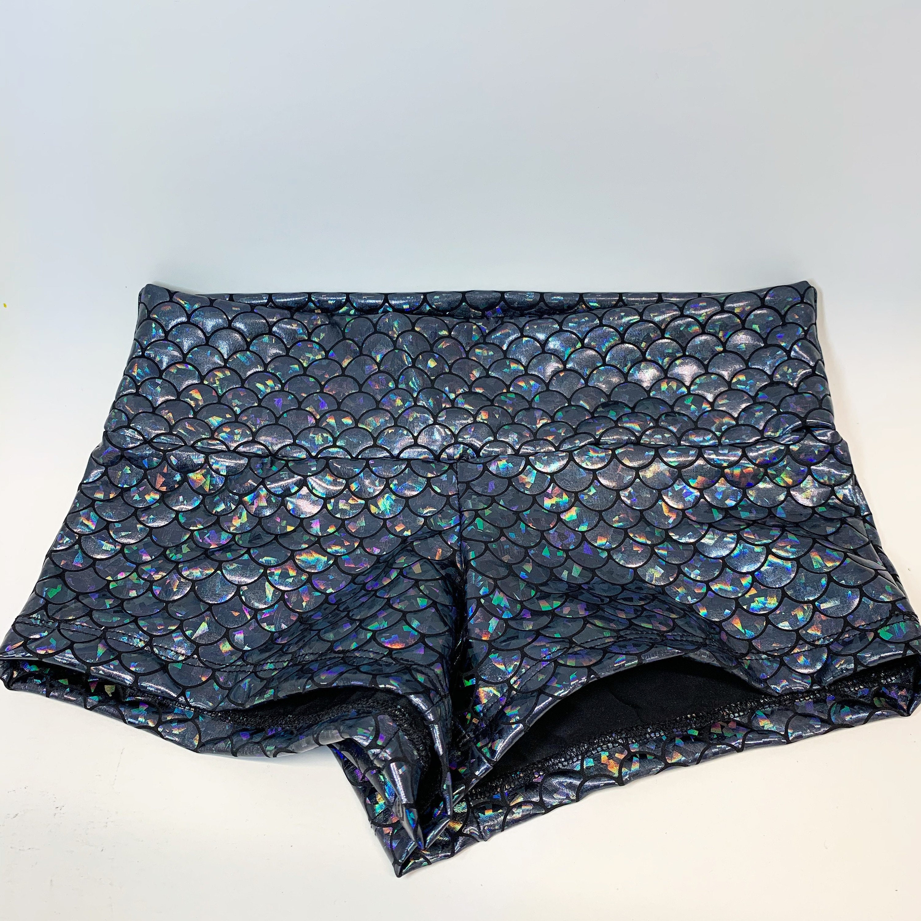Black Mermaid Booty Shorts | Etsy Australia