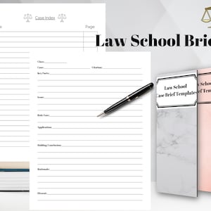 Law School Planner | Law School Template | Law School Case Brief | Law School Student Gift | Law School Planner | Law School Acceptance Gift