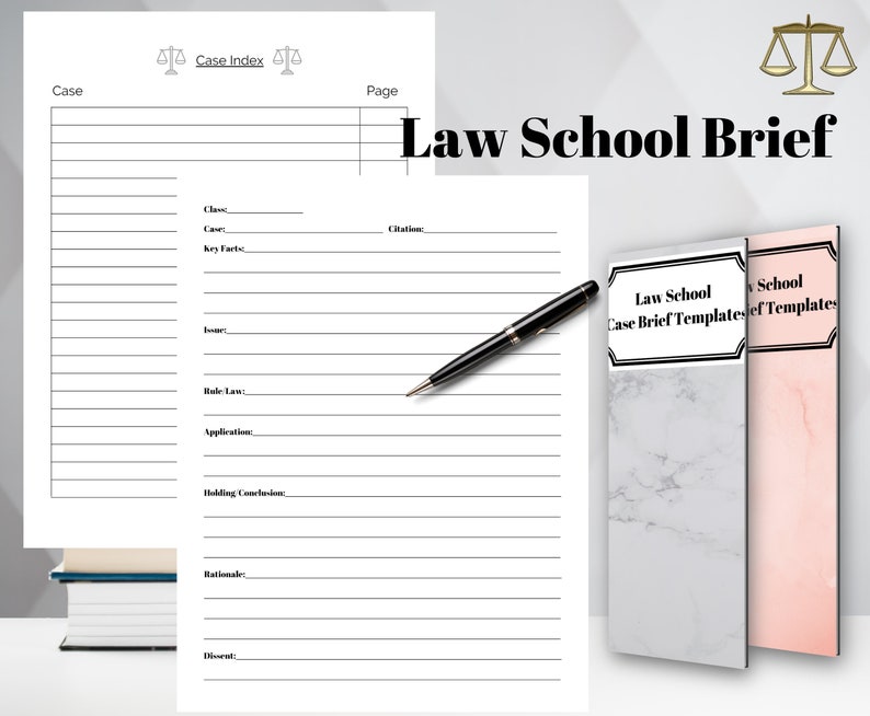 Law School Planner | Law School Template | Law School Case Brief | Law School Student Gift | Law School Planner | Law School Acceptance Gift