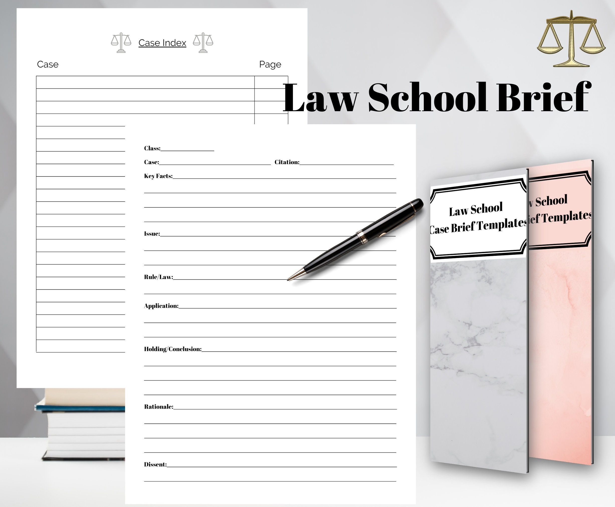 Law School Planner Law School Template Law School Case Brief Law School