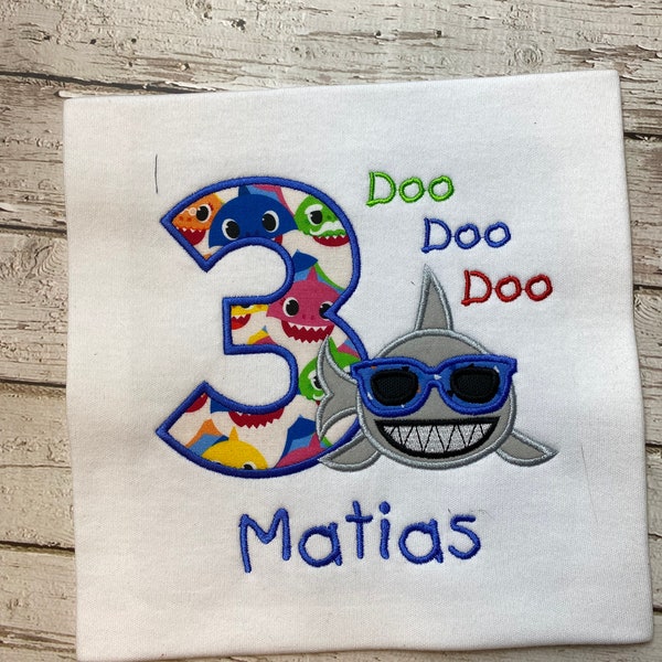 Baby Shark 3rd Birthday Party Etsy