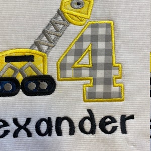 Boys Personalized 4th Birthday Shirt | Embroidered 4th Birthday ...