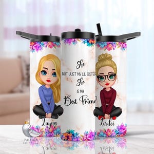 Personalized Gift Tumbler Best Friend Birthday Tumbler Best Friends Forever Mug Unique Gift for Friend Sister Tumbler