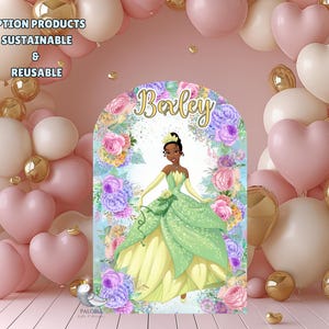 Princess Cutouts Movie Characters Boards Girls Birthday Arch Princess Cutout Cardboard Backdrop Birthday Sign Yard Cutout