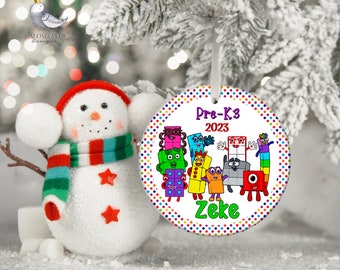 Numberblocks Ornaments|Child Christmas Gift| Kids Ornaments 2023|Gifts Personalized Kids|Numberblocks Gift|Christmas Gift for Boys|