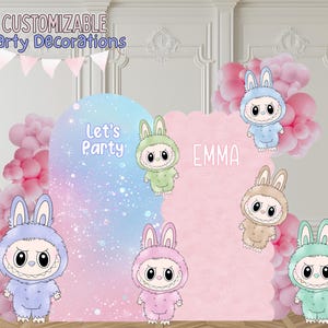 Custom Character Birthday Party Decor Coroplast or Foam Board Cutouts and Backdrops