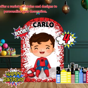 Character Cutout Superhero Birthday Party Decoration Comic Backdrop Heros Birthday Banner Decor Comic Backdrop Panel Kids Cut Out and Build