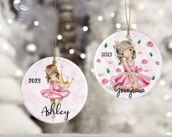 Dance Ornament|Ballerina Ornament|Girl Ballet Christmas Ornament|Ballet Gift|Gift For Ballerina|Christmas Gift For Dancer|Ballet Ornament|