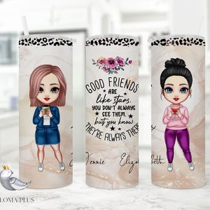 Personalized Gift for Best Friends\Best Friends Tumbler\Custom Tumbler for Friends\Good Friends Tumbler\Best Friend Cups\