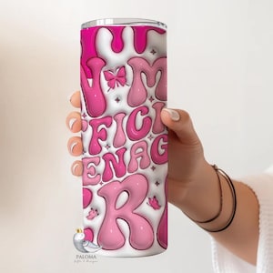 Custom In My Official Teenager Era Tumbler Gift 13th Birthday Girl Birthday Gift for Daughter 13 Year Old Gift Officially Teenager