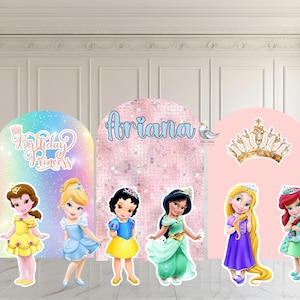 Custom Princess Party Cutouts: Personalized Birthday Party Decor