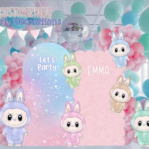 Custom Character Birthday Party Decor Coroplast or Foam Board Cutouts and Backdrops