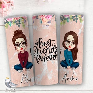 Personalized Best Friend Gift Birthday Custom Best Friend Cup Gift Tumbler for Best Friend