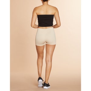 Super Stretch Body Enhancing Seamless Ribbed Slip Shorts Great for Layering All Day Comfort image 5