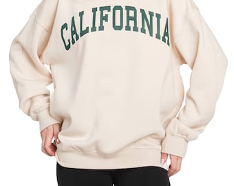 Womens Loose Fit California Fleece Sweatshirts