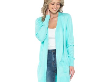 sweatshirt cardigan with pockets