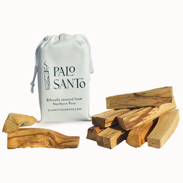 Palo Santo Sticks PREMIUM Bundle of 9 Sticks from Peru, SUSTAINABLE & NATURAL Palo Santo Incense Sticks, Palo Santo Smudge High Grade Sticks