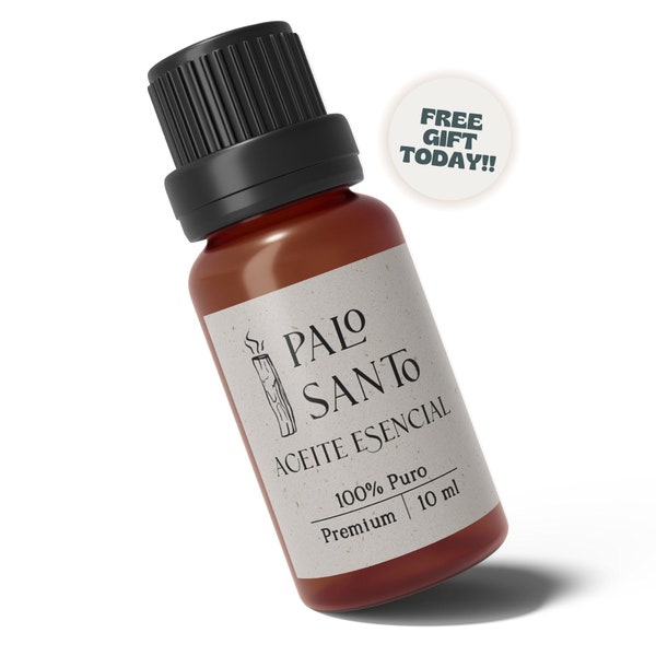 PALO SANTO Essential Oil Ethically Sourced From Peru 100% Pure - Aromatherapy Highest Quality Palo Santo Essential Oil by GIUSEPPINA - 10 ml