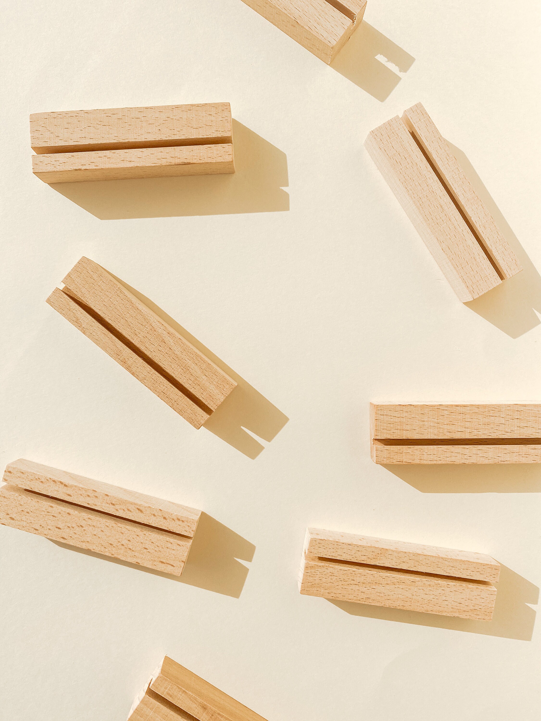 Wooden Card Holder for Affirmation Cards Natural Wood Stand Etsy Australia