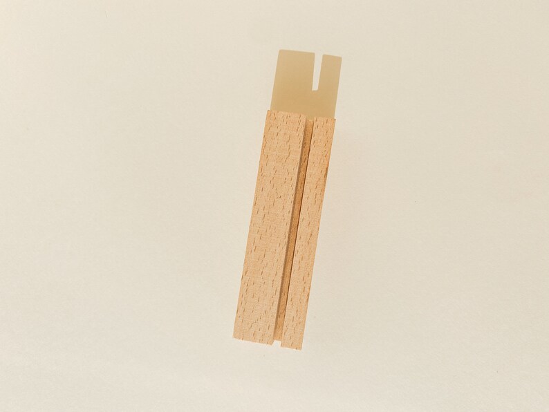 Wooden Card Holder for Affirmation Cards Natural Wood Stand Etsy