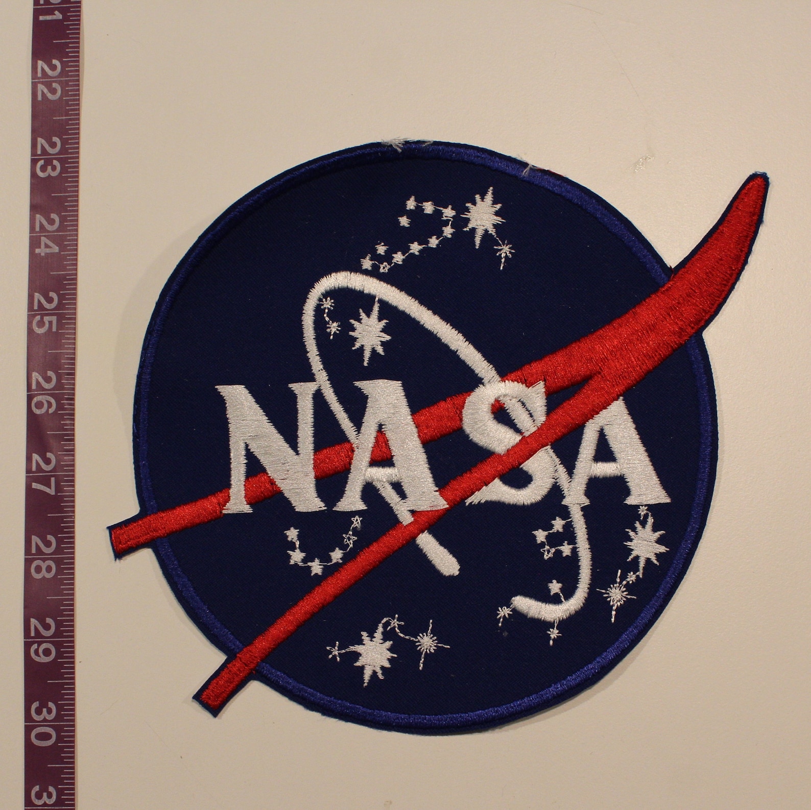Large NASA Vintage Embroidered Patch Etsy
