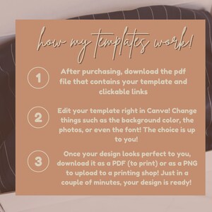 DIY Modern Chic Business Card Template, Minimalist Business Cards, Editable Business Cards, Small Business Branding image 2