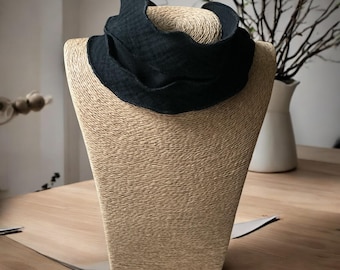 Cache cicatrice basse thyroïde coton bio / cache cicatrice thyroïdienne / thyroid scarf / thyroid scar cover / cancer thyroïde / thyroid