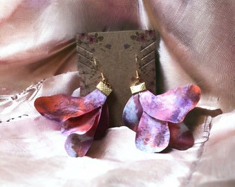 Flower earrings/women's earrings/wedding earrings/earrings/boho earrings/gifts