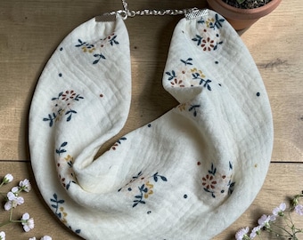 Cubre cicatriz de tiroides de algodón orgánico / cubre cicatriz de tiroides / bufanda para tiroides / bufanda para tiroides / collar para tiroides