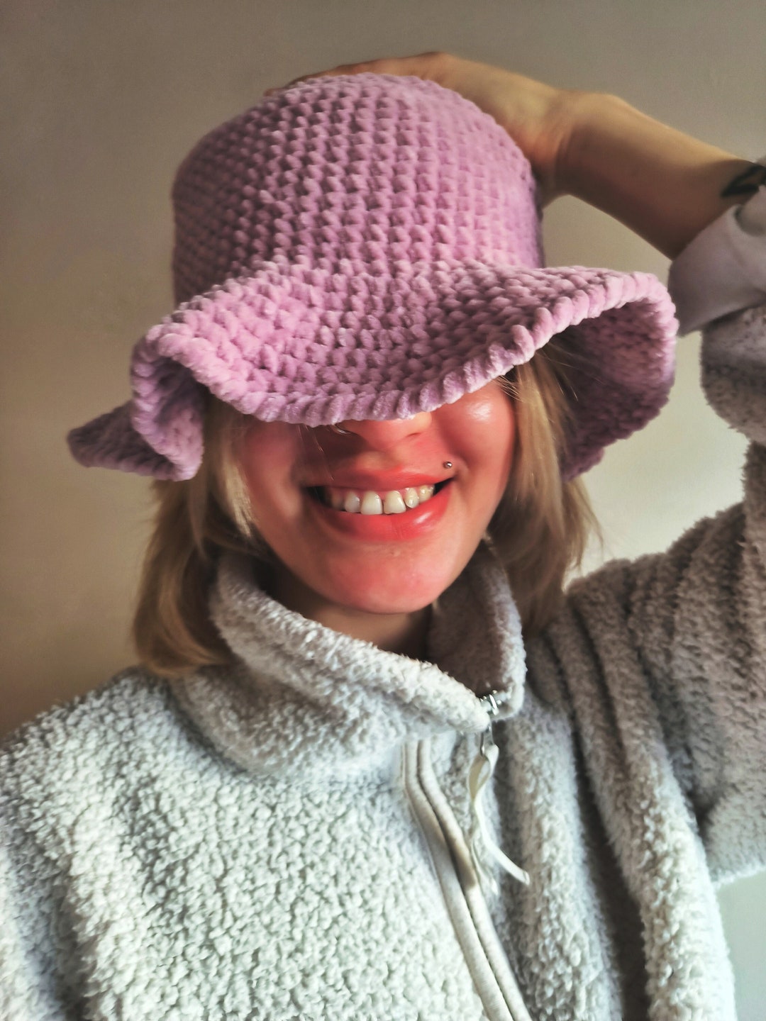 Crochet Wool Bucket Hat main image 0