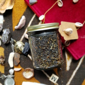 Black Banishing Salt, Black Salt, Witches Salt, Ritual Salt, Hoodoo, Conjure, Pagan, Witchcraft, Wicca