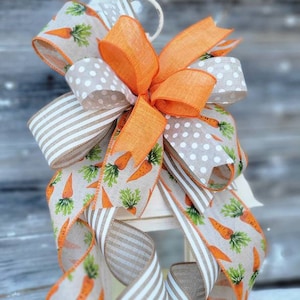 Easter Decoration, Easter Bow, Wreath Bow, Easter Wreath, Easter Swag, Spring swag, Spring Wreath, Lantern Dexor, Bow for Lantern, Gift Bow