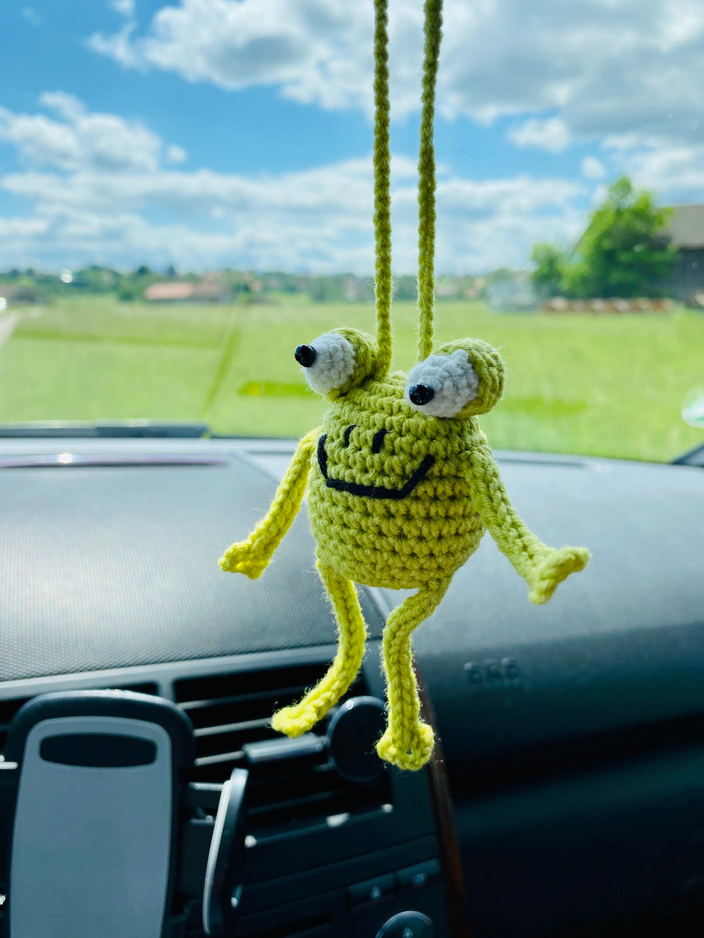 1pc Nette Hasbulla Swinging Hasbulla Auto Hängendes Ornament auf Auto  Rückspiegel Anhänger Lustige Geschenke für Frauen Männer für Auto  Dekoration Zubehör