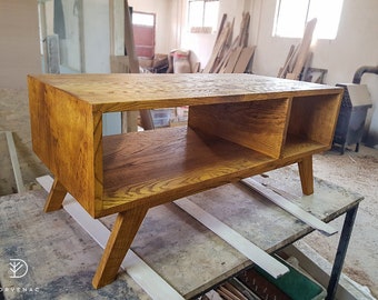 Retro Style Coffee Table- Ash Wood