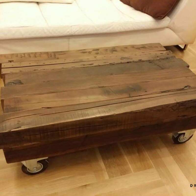 Wood Beam Table - Etsy