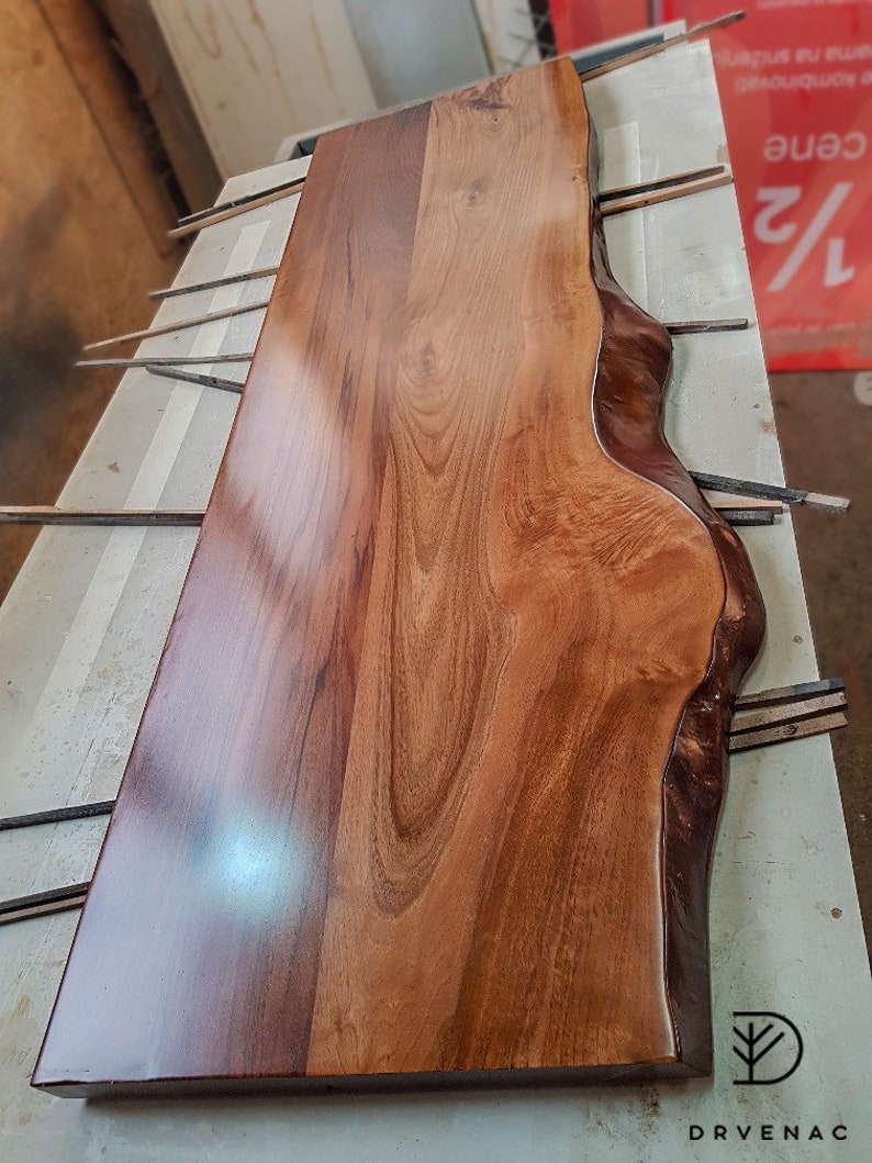 Bathroom Vanity Live Edge Shelf Walnut - Etsy