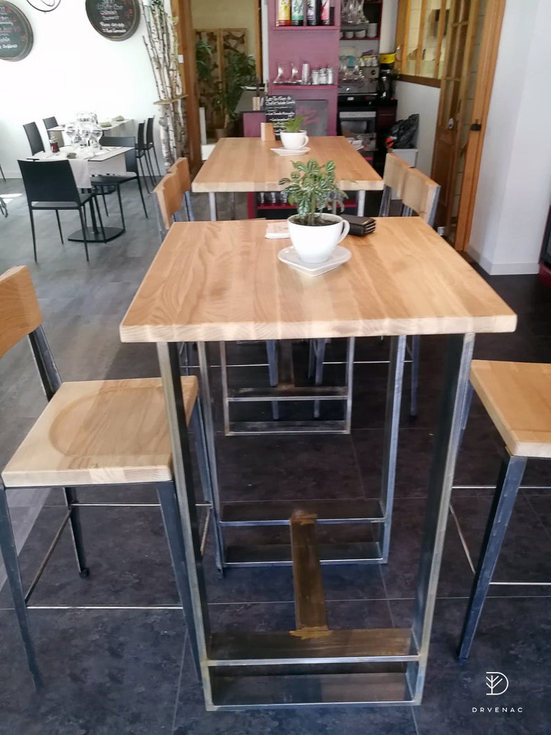 Bar Stool With Back Support Etsy