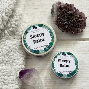 Sleepy Balm//Handcrafted//Organic//Vegan// 100% Natural Sleepy Time Balm // Made in Sydney//Anxiety Balm//Stress relief//Self care