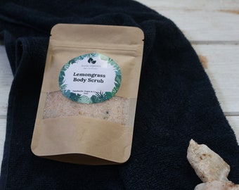 Limited Edition Lemongrass Body Scrub 100% Natural, Organic, Vegan, Handcrafted & Australian Made