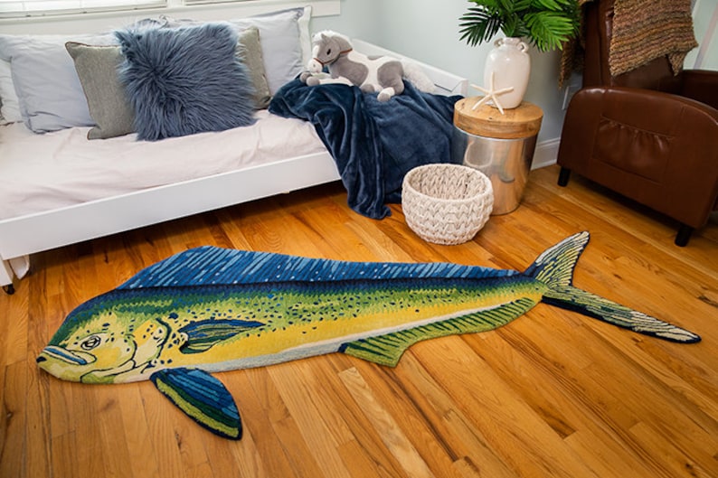 Mahi Dolphin Rug - Etsy