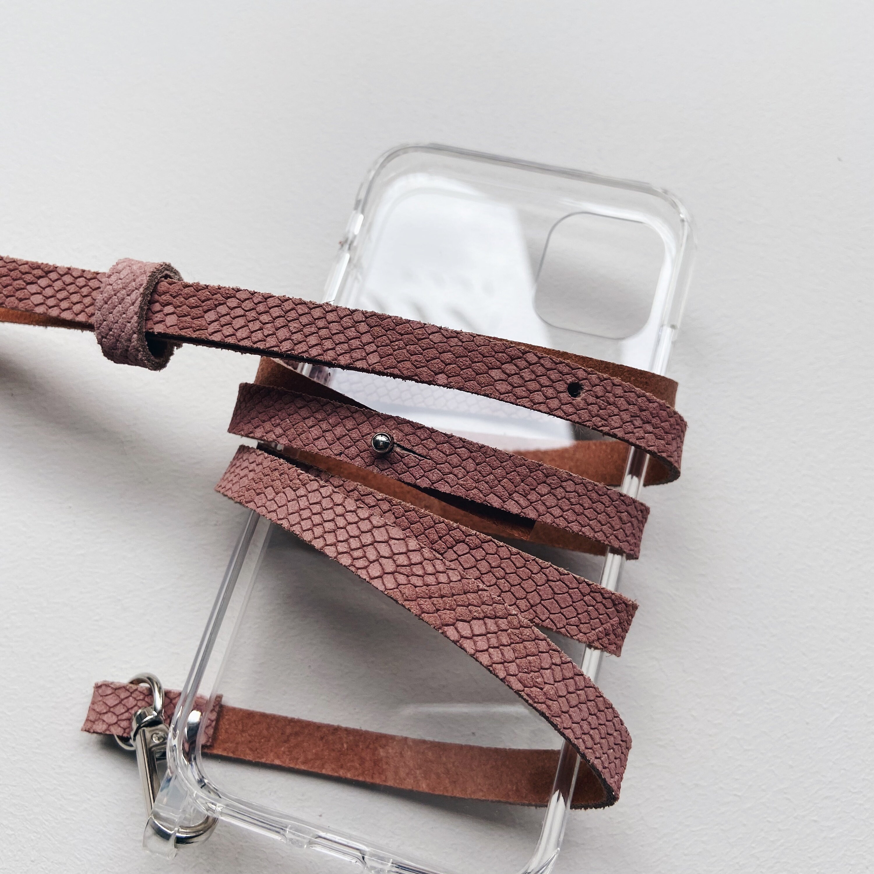 Phone chain iPhone phone case iPhone with cord in leather | Etsy